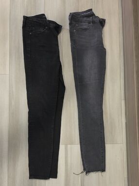 Articles Of Society Skinny Jeans Duo - Black & Charcoal Gray